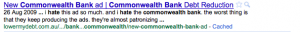 Commonwealth bank commonwealth bank bad press