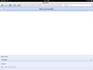 Google+ Ipad