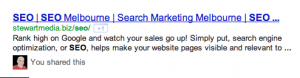 Search Social Signals
