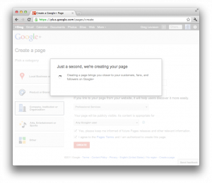 Google+ Brand Pages