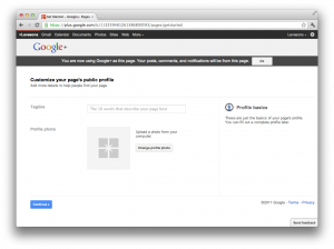 Google+ Brand Pages