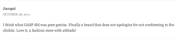Gasp Moxie Comment