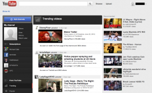 YouTube New Design of Trending Videos