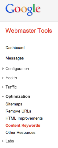 Google-Webmaster-Tools-Content-Keywords Google Webmaster Tools Content Keywords