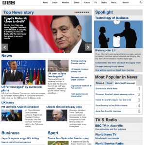 BBC BBC Homepage