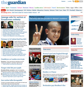 The-Guardian The Guardian Homepage