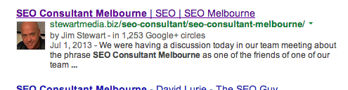 Authorship for SEO Consultant