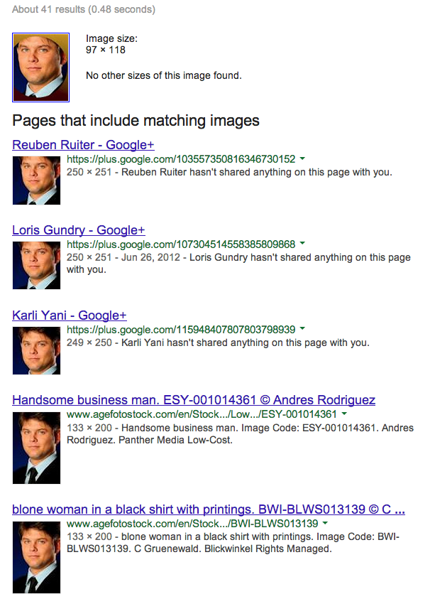 Fake G+ Accounts