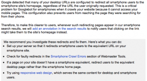 Mobile Faulty Redirects