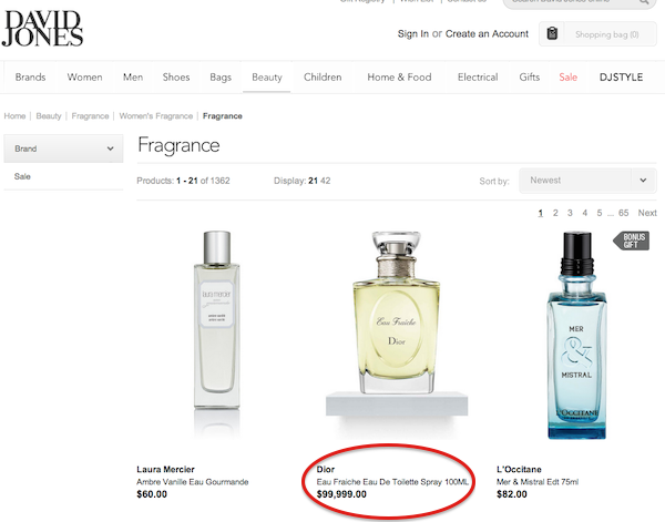 David Jones Fragrance