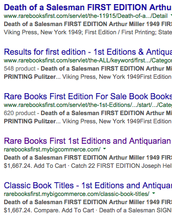 bigcommerce seo canonicals