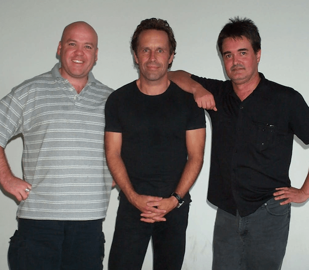 Before SEO - Me 25kg heavier with Marc Seymour & Paul Cashmere after a live webcast. Circa 1999