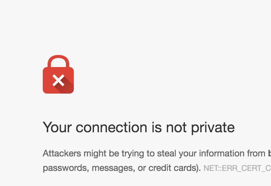 HTTPS Warning
