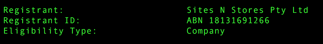 Domain Registrant