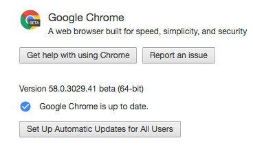 Google Chrome Version