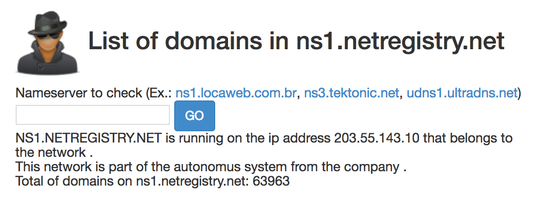 Netregistry Namerserver NS1 Over 60,000 domains